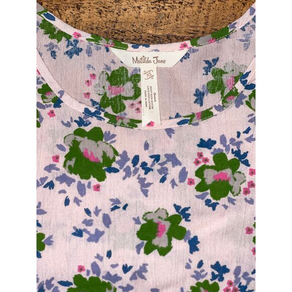 Womens Matilda Jane Like A Lady Tunic Floral‎ Crochet Lace Baby Doll Size XS - Picture 4 of 7